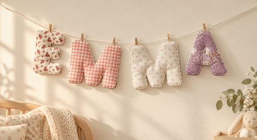 Fabric Garland Letters